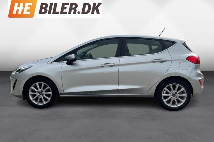 Sølv Ford Fiesta fra 2019