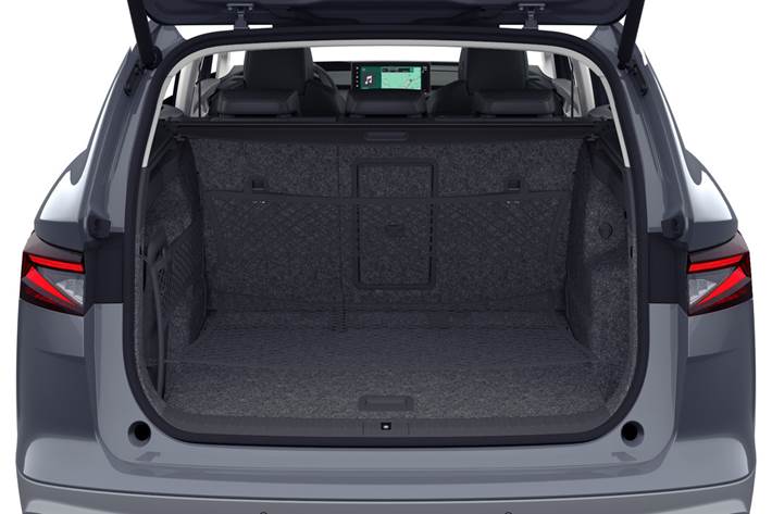Grå Skoda Enyaq fra 2026