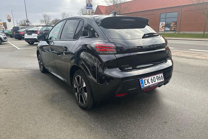 Sort Peugeot 208 fra 2025