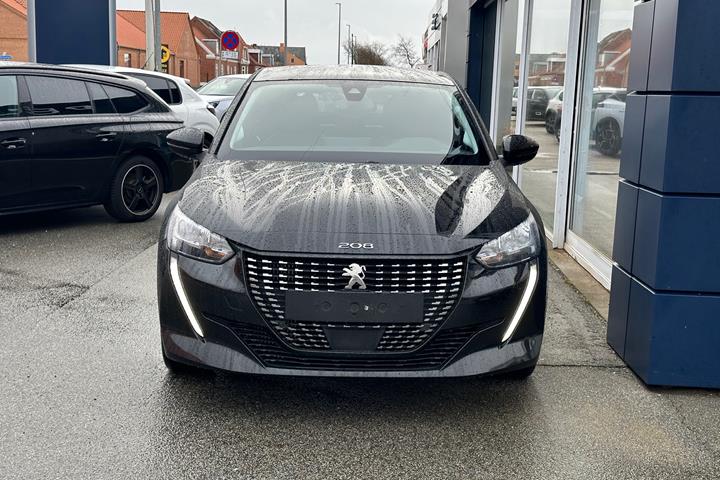 Sort Peugeot 208 fra 2020