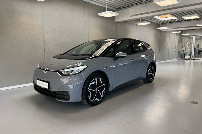 Grå VW ID.3 fra 2023