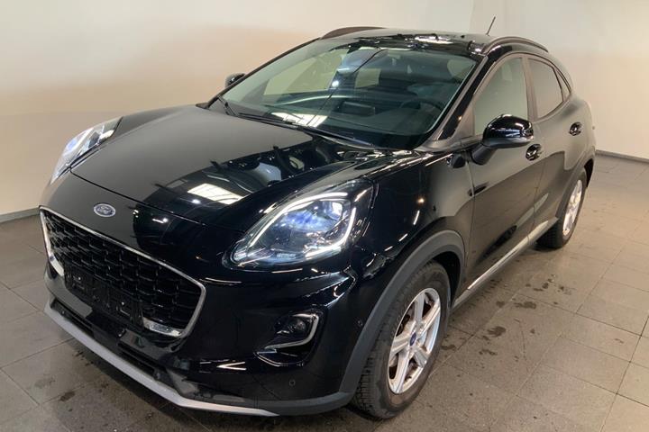 Sort Ford Puma fra 2020 set udefra
