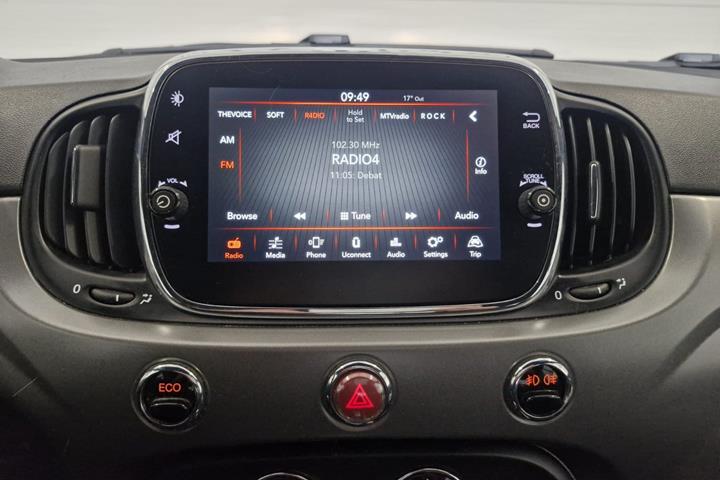 Hvid Fiat 500C fra 2017