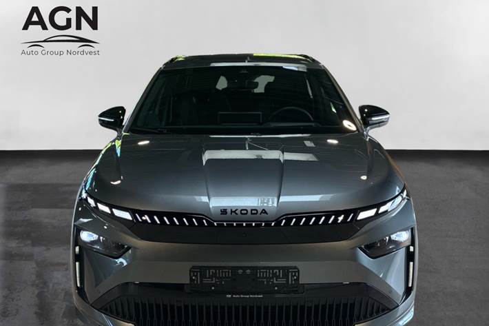 Grå Skoda Enyaq fra 2026