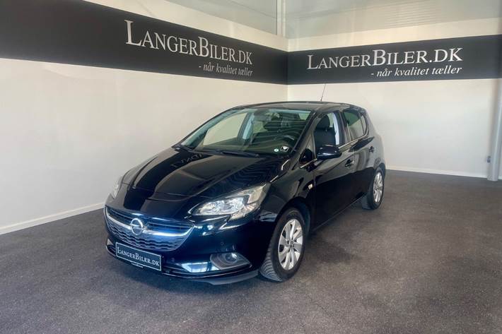 Blå Opel Corsa fra 2019