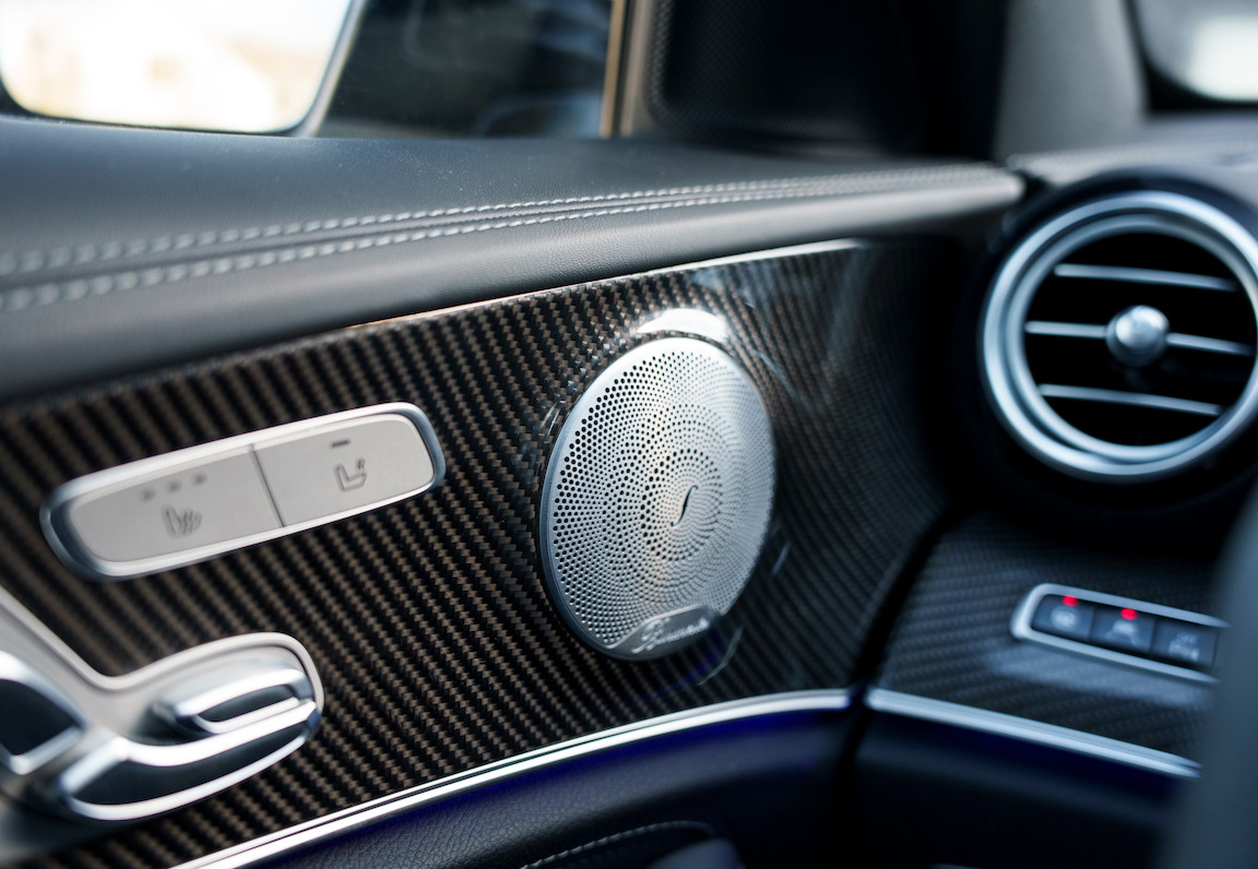 Hvid Mercedes E63 fra 2018