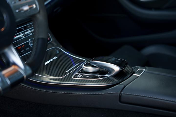 Hvid Mercedes E63 fra 2018
