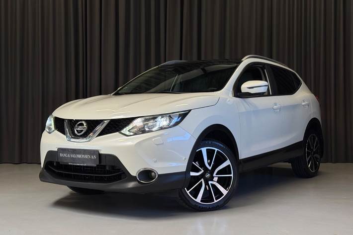 Hvid Nissan Qashqai fra 2017