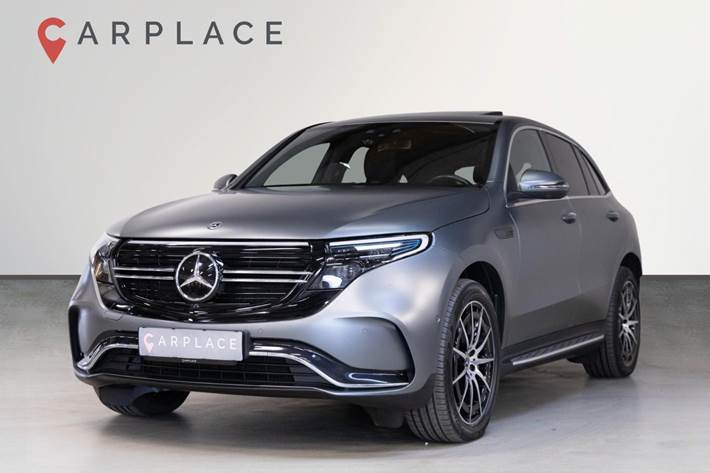 Grå Mercedes EQC400 fra 2023