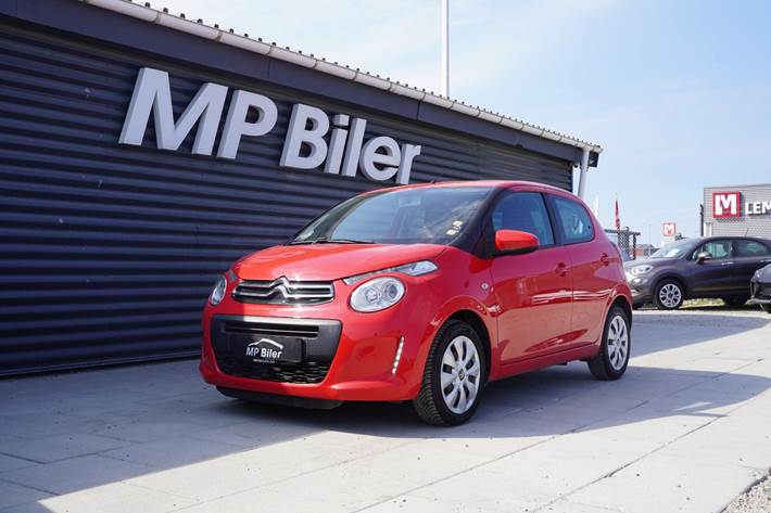 Rød Citroën C1 fra 2017