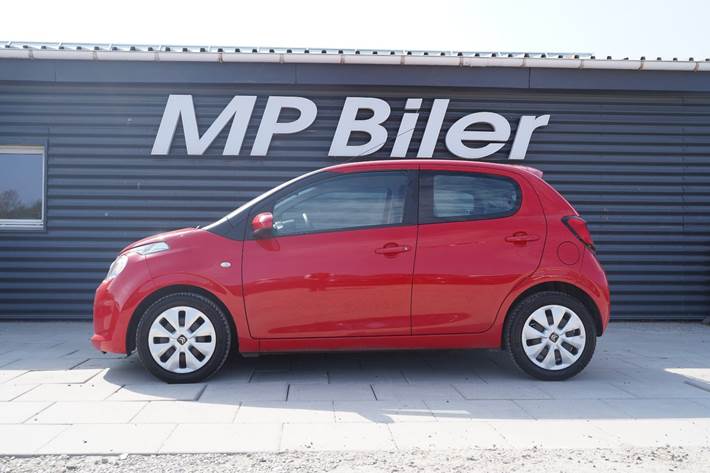 Rød Citroën C1 fra 2017