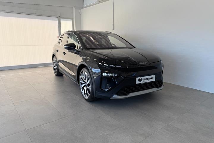 Sort Skoda Elroq fra 2025 set udefra