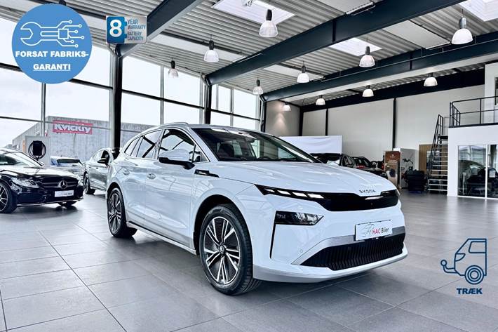 Hvid Skoda Enyaq fra 2026