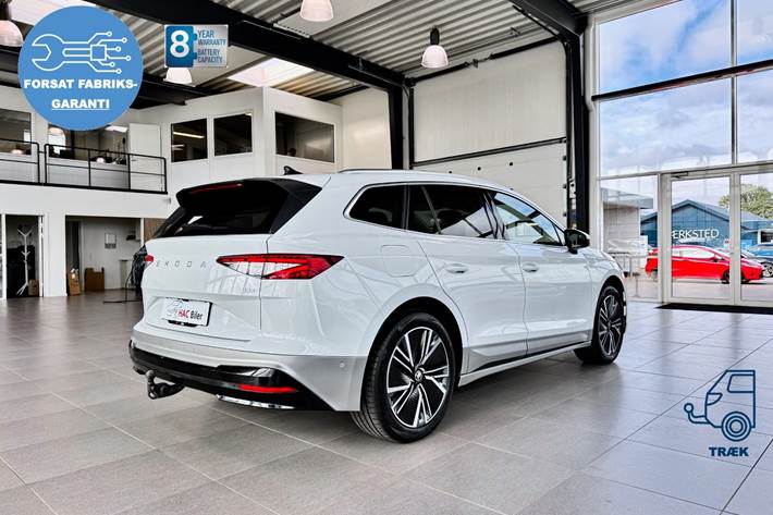 Hvid Skoda Enyaq fra 2026