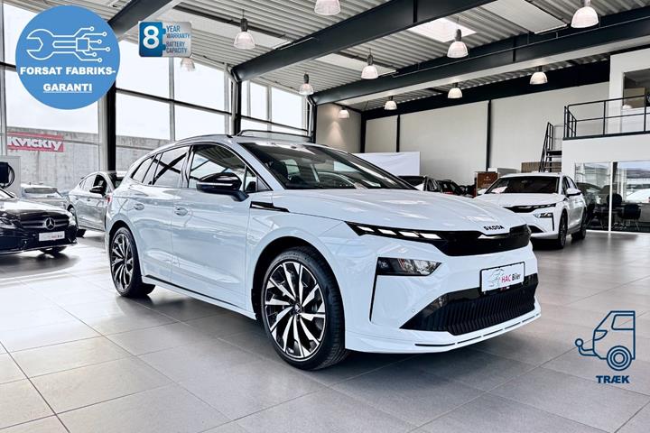 Hvid Skoda Enyaq fra 2026