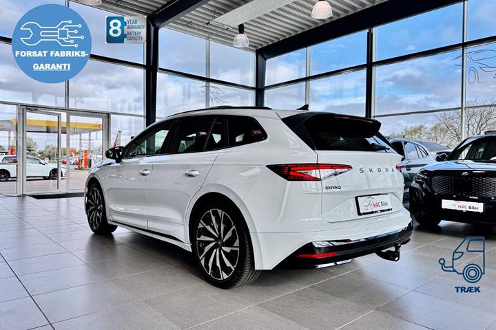 Hvid Skoda Enyaq fra 2026