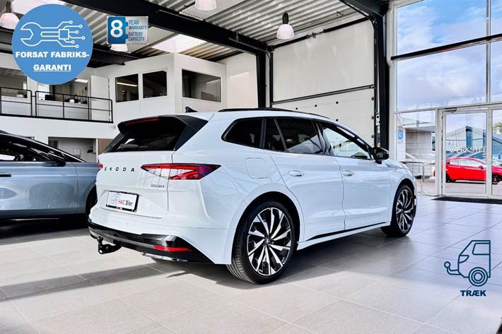 Hvid Skoda Enyaq fra 2026