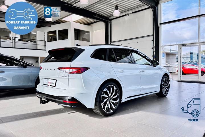 Hvid Skoda Enyaq fra 2026