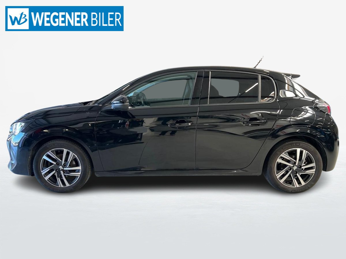 Sort Peugeot 208 fra 2020