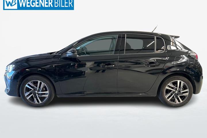 Sort Peugeot 208 fra 2020