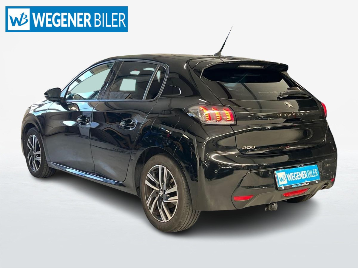 Sort Peugeot 208 fra 2020