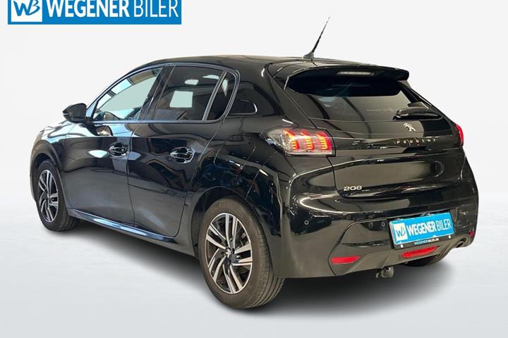Sort Peugeot 208 fra 2020