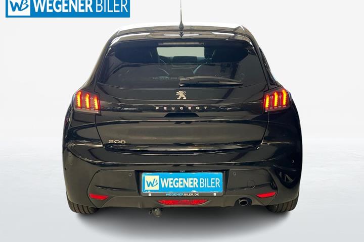 Sort Peugeot 208 fra 2020