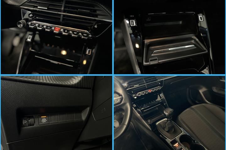 Sort Peugeot 208 fra 2020