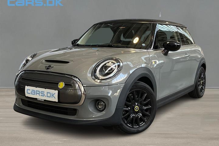 Grå Mini Cooper fra 2020 set udefra