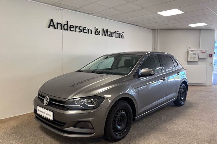 Grå VW Polo fra 2018