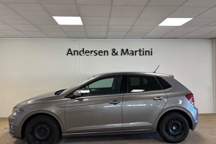 Grå VW Polo fra 2018