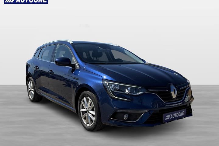 Blå Renault Megane IV fra 2018