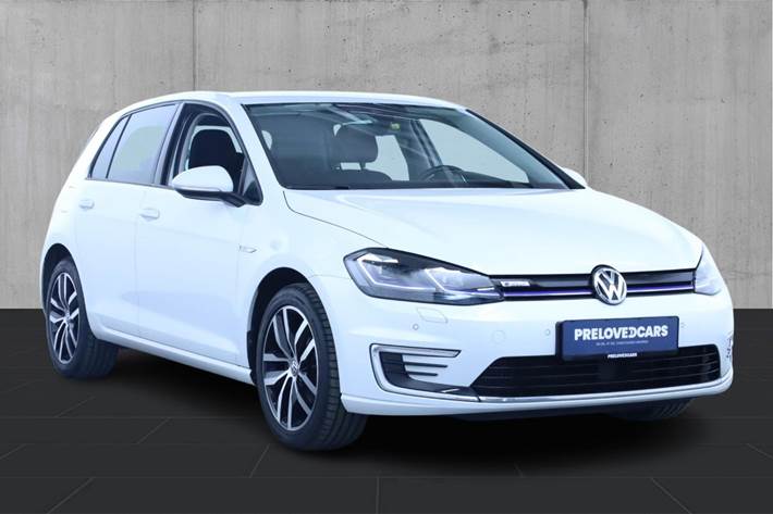 Hvid VW e-Golf VII fra 2019