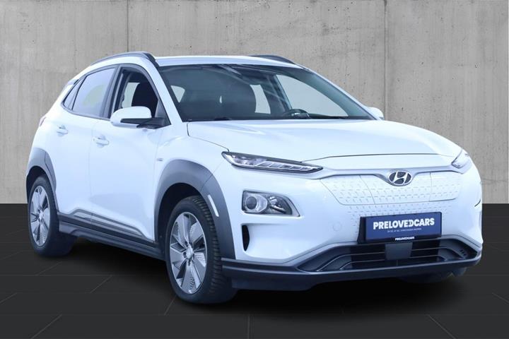 Hvid Hyundai Kona fra 2020