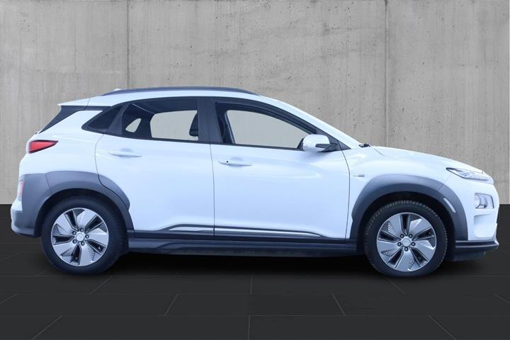 Hvid Hyundai Kona fra 2020