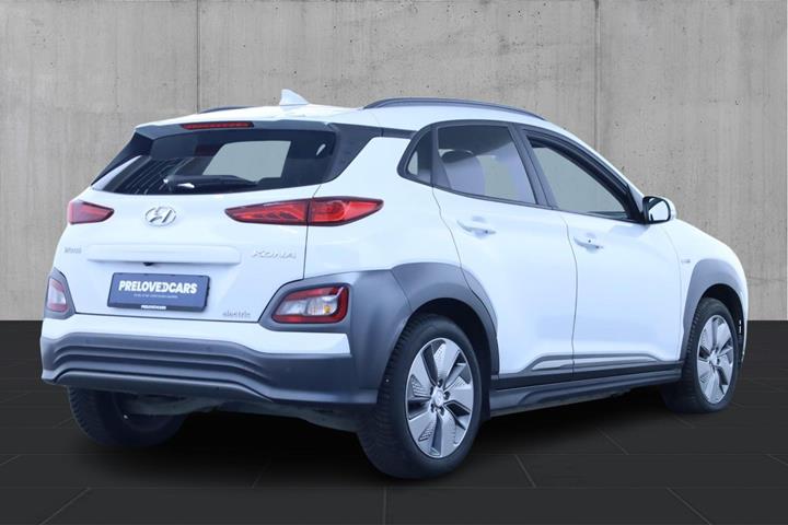 Hvid Hyundai Kona fra 2020