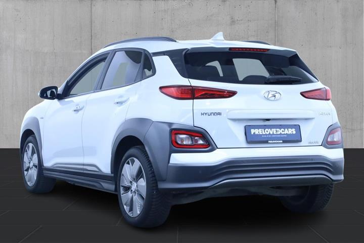 Hvid Hyundai Kona fra 2020