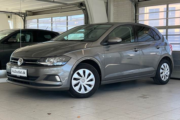 Grå VW Polo fra 2018