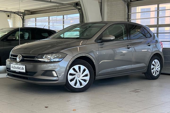 Grå VW Polo fra 2018