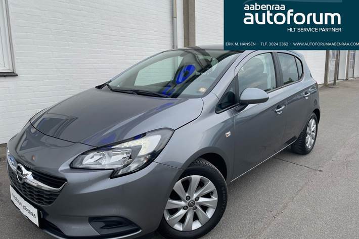 Grå Opel Corsa fra 2018