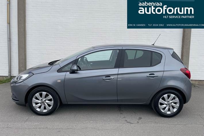 Grå Opel Corsa fra 2018