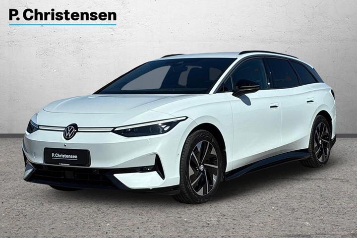 Hvid VW ID.7 fra 2024 set udefra