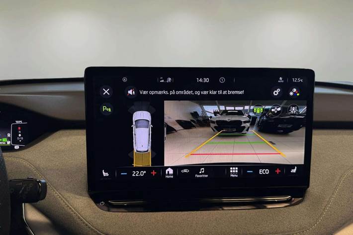 Sort Skoda Enyaq fra 2023