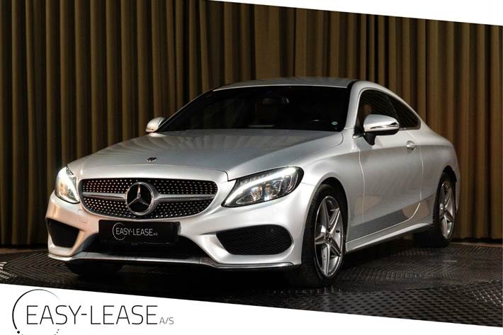 Sølv Mercedes C200 fra 2017