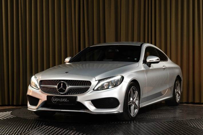 Sølv Mercedes C200 fra 2017