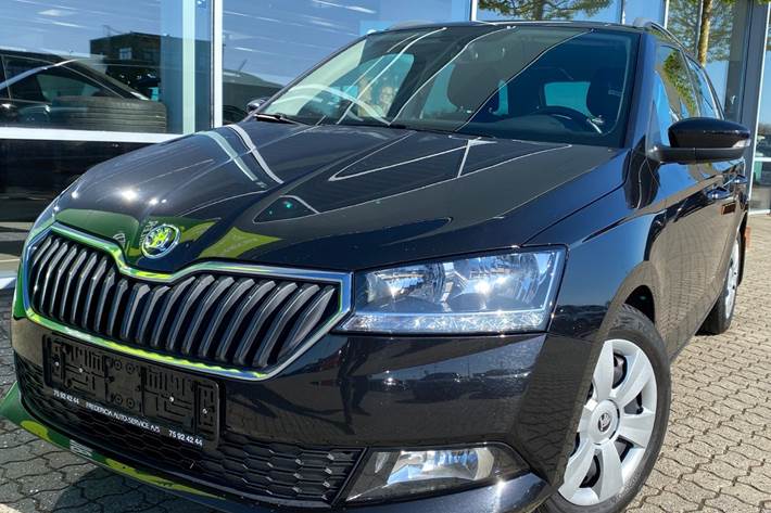 Sort Skoda Fabia fra 2022
