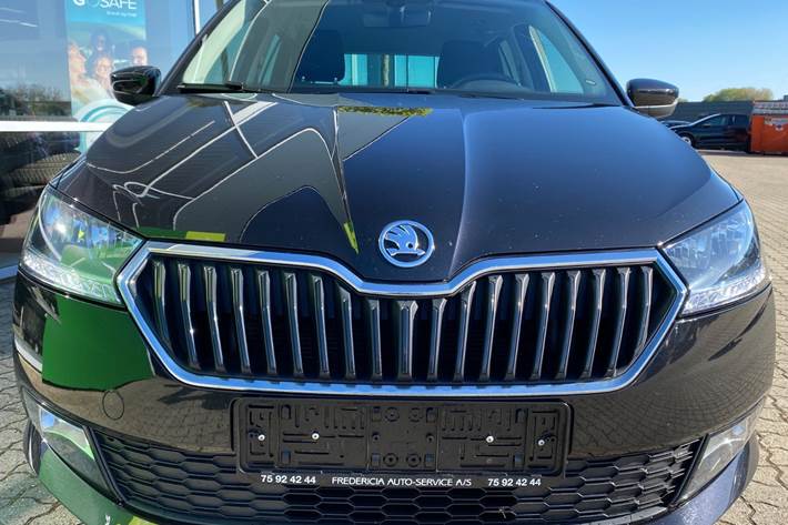 Sort Skoda Fabia fra 2022
