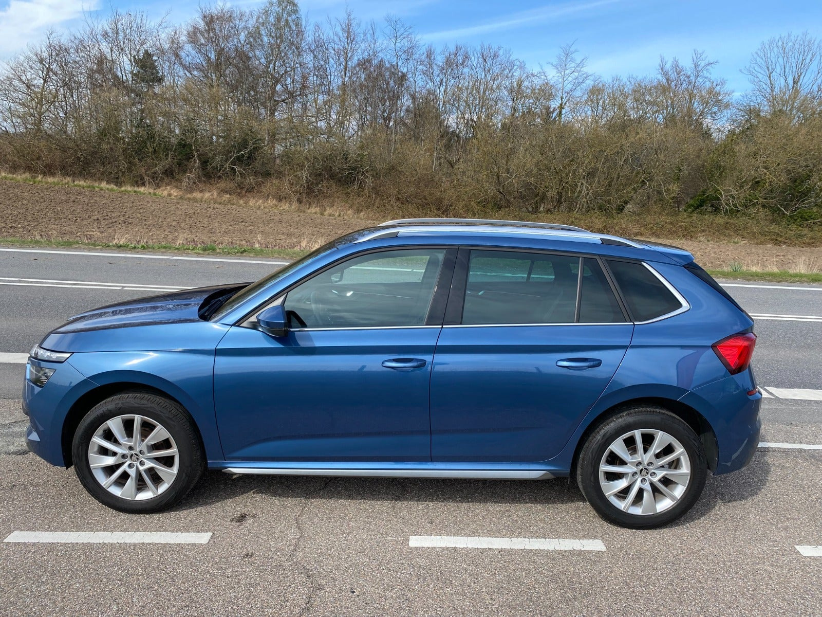Blå Skoda Kamiq fra 2020