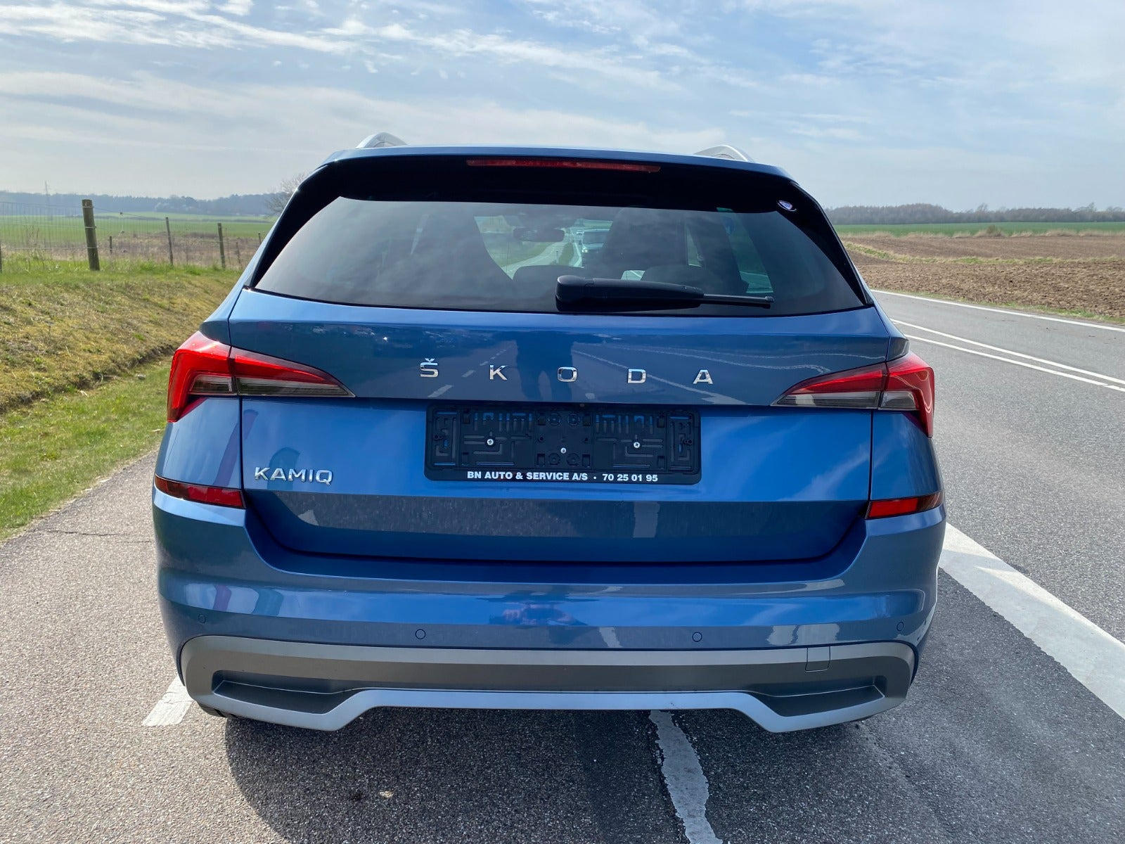 Blå Skoda Kamiq fra 2020