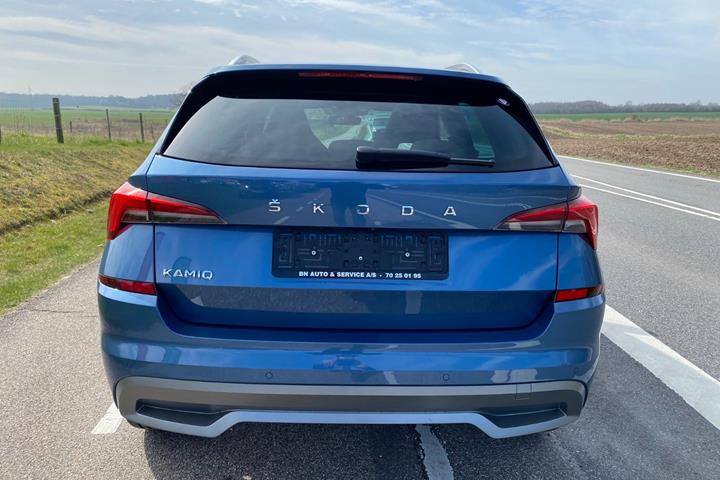 Blå Skoda Kamiq fra 2020